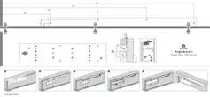 Angle Bracket Guide Regular Fixing Push Side Briton 2700 Series