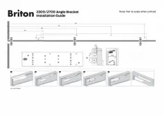 Installation Guide Briton 2300 and 2700 Angle Brackets