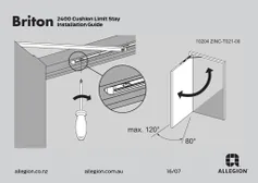 Installation Guide Briton 2400 Series Cushion Limit Stay