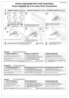 Installation Instructions for Regular, Transom and Parallel Fixing Briton 1120 Series