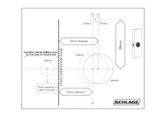 Schlage Ease Drilling Template