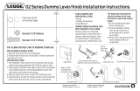 Legge G2 Series Knob Installation Instructions